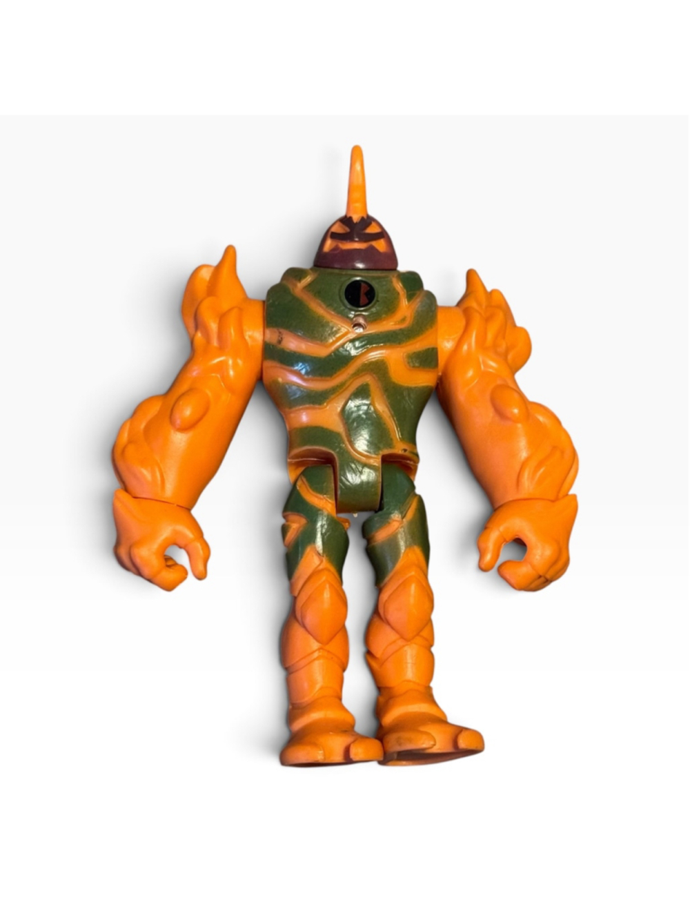 Y2k Vtg Bandai Ben 10 Heatblast Action Figure Collectible Toy Cartoon Network